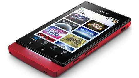 Смартфон Sony Xperia sola red