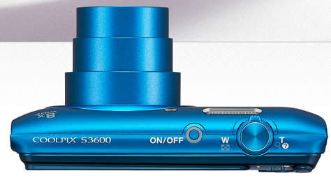 Компактный фотоаппарат Nikon COOLPIX S 3600 Blue