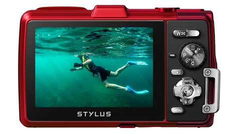 Компактный фотоаппарат Olympus Tough TG-830 красный
