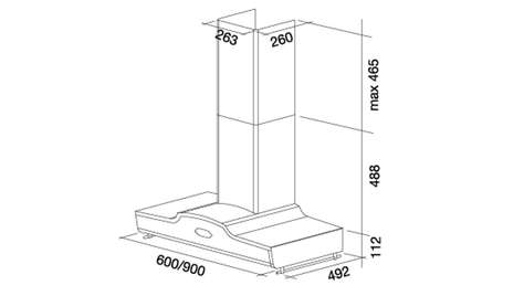Вытяжка Falmec WEST Parete