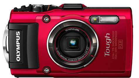 Компактный фотоаппарат Olympus Tough TG-4 Red