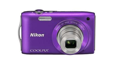 Компактный фотоаппарат Nikon COOLPIX S3300 Purple
