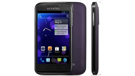 Смартфон Alcatel ONE TOUCH 993 aubergine