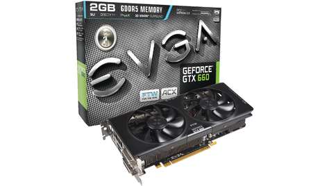 Видеокарта EVGA GeForce GTX 660 1072Mhz PCI-E 3.0 2048Mb 6008Mhz 192 bit (02G-P4-3063-KR)