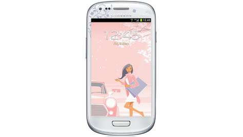 Смартфон Samsung GALAXY S III mini LaFleur GT-I8190 Marble White