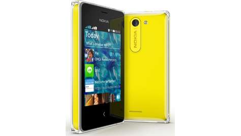 Смартфон Nokia Asha 502 Dual SIM Yellow