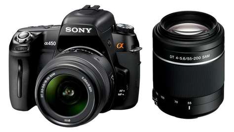 Зеркальный фотоаппарат Sony DSLR-A450Y