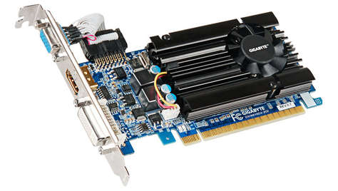 Видеокарта Gigabyte GeForce GT 610 810Mhz PCI-E 2.0 2048Mb 1333Mhz 64 bit (GV-N610D3-2GI)