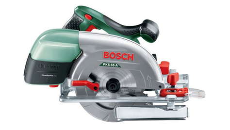 Циркулярная пила Bosch PKS 55A + пильный диск 603501002