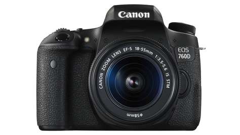 Зеркальный фотоаппарат Canon EOS 760D Kit EF-S 18-55mm IS STM