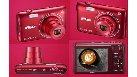 Компактный фотоаппарат Nikon COOLPIX S 3700