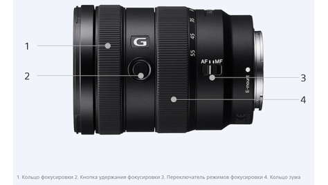 Фотообъектив Sony E 16-55 mm F2.8 G (SEL1655G)