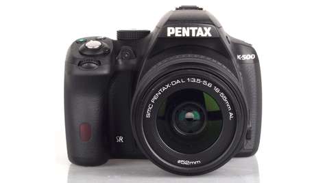Зеркальный фотоаппарат Pentax K 500 Black +DAL18-55/3.5-5.6 AL