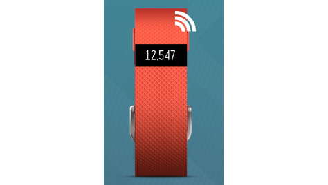 Умные часы Fitbit Charge HR Tangerine