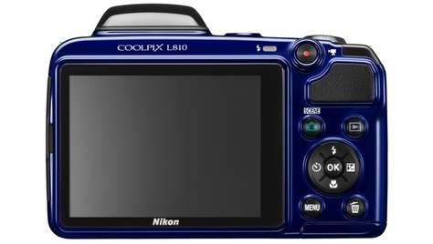 Компактный фотоаппарат Nikon COOLPIX L810 Blue