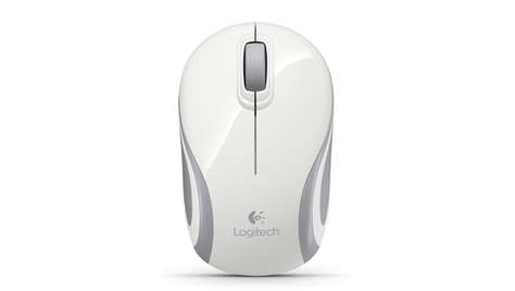 Компьютерная мышь Logitech Wireless Mini Mouse M187 White-Silver