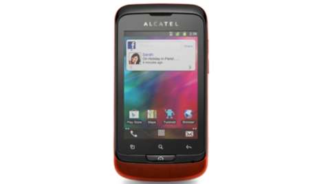 Смартфон Alcatel ONE TOUCH 918 MIX lucid-red