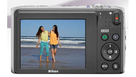 Компактный фотоаппарат Nikon COOLPIX S 3600 Silwer