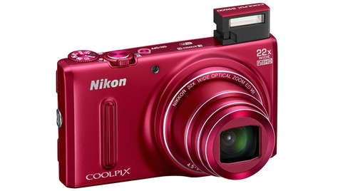 Компактный фотоаппарат Nikon COOLPIX S 9600 Red