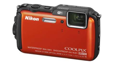 Компактный фотоаппарат Nikon COOLPIX AW 120 Red