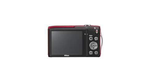 Компактный фотоаппарат Nikon COOLPIX S3300 Red