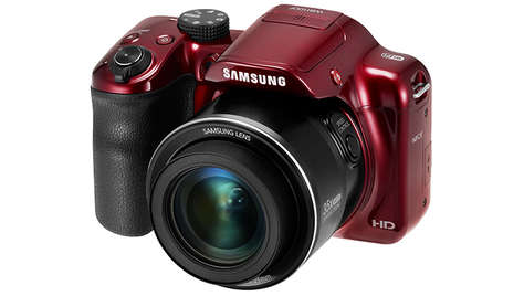 Компактный фотоаппарат Samsung WB 1100 F Red