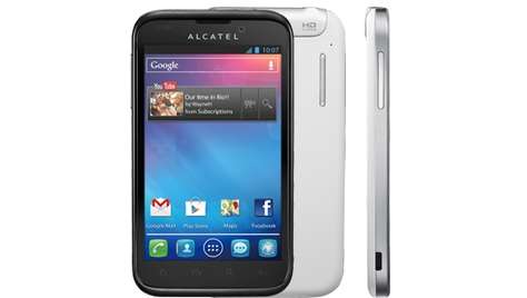 Смартфон Alcatel ONE TOUCH 995 white