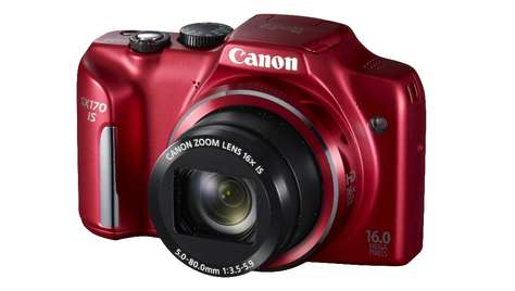 Компактный фотоаппарат Canon PowerShot SX170 IS  Red