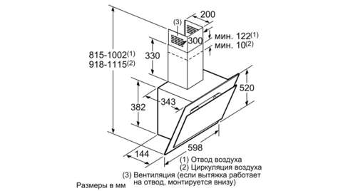 Вытяжка Neff D36E49S0