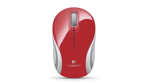 Компьютерная мышь Logitech Wireless Mini Mouse M187 Red-White
