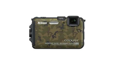 Компактный фотоаппарат Nikon COOLPIX AW100 Camouflage