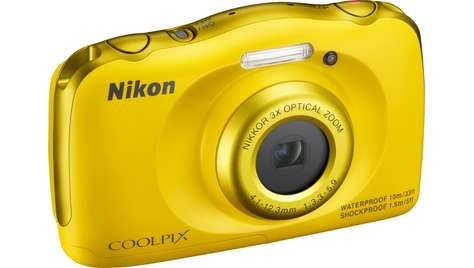 Компактный фотоаппарат Nikon COOLPIX S33 Yellow