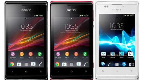 Смартфон Sony Xperia E black