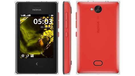 Смартфон Nokia Asha 503 Dual Sim Red