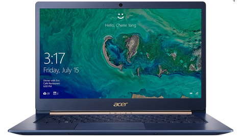 Ноутбук Acer Swift 5 (SF514-52T) Core i7-8550U 1.8 GHz/14/1920x1080/16Gb/512Gb SSD/Intel H Graphics/Wi-Fi/Bluetooth/Win 10
