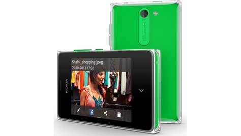 Смартфон Nokia Asha 502 Dual SIM Green