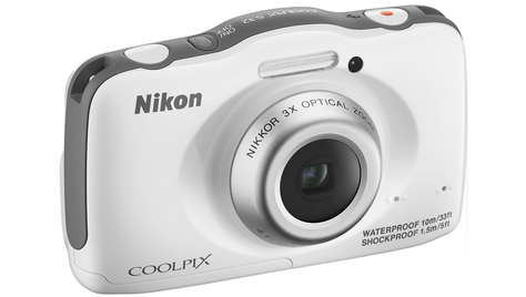 Компактный фотоаппарат Nikon COOLPIX S 32 White