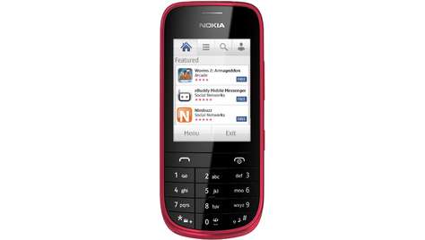 Мобильный телефон Nokia ASHA 203 red