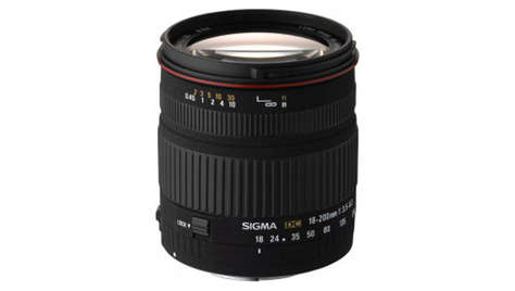 Фотообъектив Sigma AF 18-200mm f/3.5-6.3 DC Canon EF-S