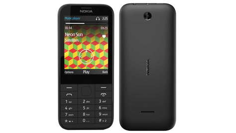 Мобильный телефон Nokia 225 Dual Sim Black