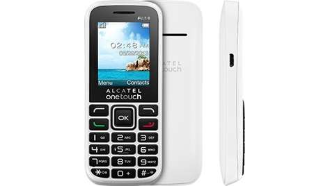 Мобильный телефон Alcatel ONE TOUCH 1042D White