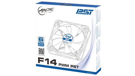 Корпусной вентилятор Arctic Cooling F14 PWM PST