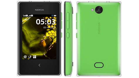 Смартфон Nokia Asha 503 Dual Sim Green