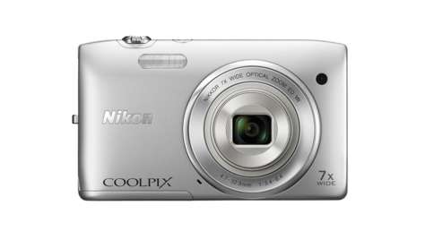 Компактный фотоаппарат Nikon COOLPIX S3500 Silver
