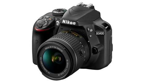 Зеркальный фотоаппарат Nikon D3400 Kit 18-55 mm VR + 70-300 mm VR