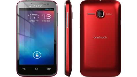 Смартфон Alcatel OneTouch M Pop 5020D Cherry Red