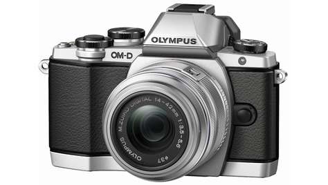 Беззеркальный фотоаппарат Olympus OM-D E-M10 Kit M.ZUIKO DIGITAL 14-42mm 1:3.5-5.6 II R Silver