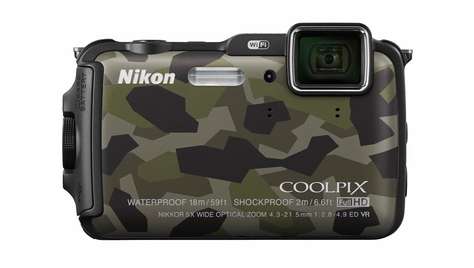 Компактный фотоаппарат Nikon COOLPIX AW 120 Camouflage