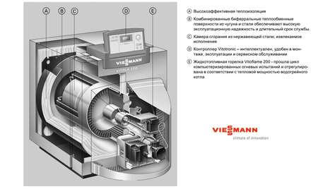 Котел дизельный Viessmann Vitola 200 VB2AN56 50 кВт