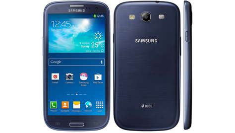 Смартфон Samsung Galaxy S3 Duos GT-I9300I Metallic Blue